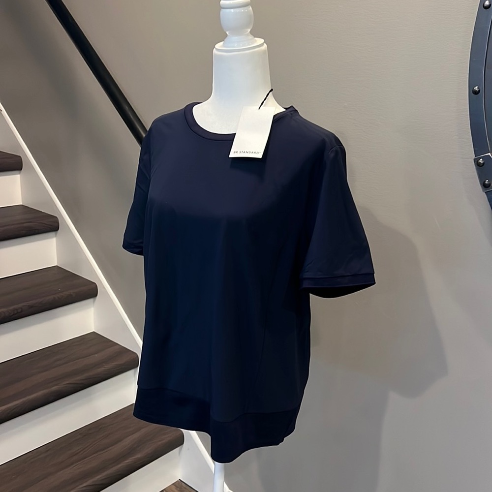 Banana Republic Navy Core Temp Top size L Tall
